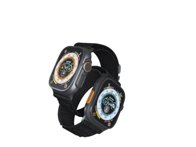 Porodo Ultra Titanium Smart Watch 1.86" Wide Screen