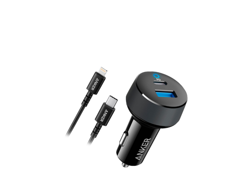 Anker PowerDrive 30W Car Charger with PD Port