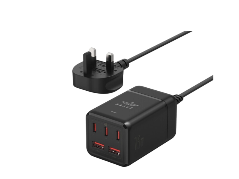 Brave Travel Desktop Power Strip 75W GaN Charger BTC-31