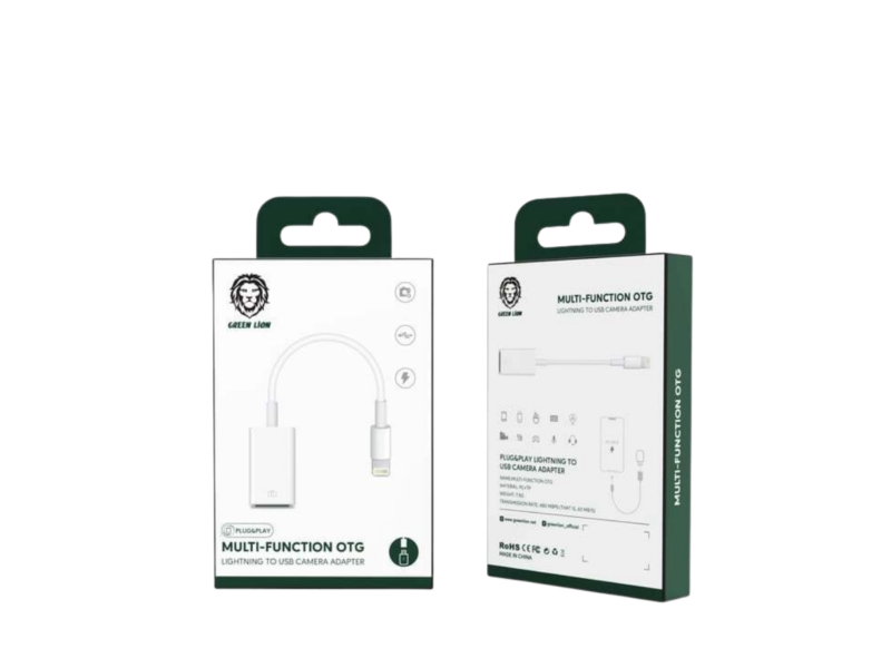 Green Lion Multi-Function OTG Lightning to USB Camera Adapter