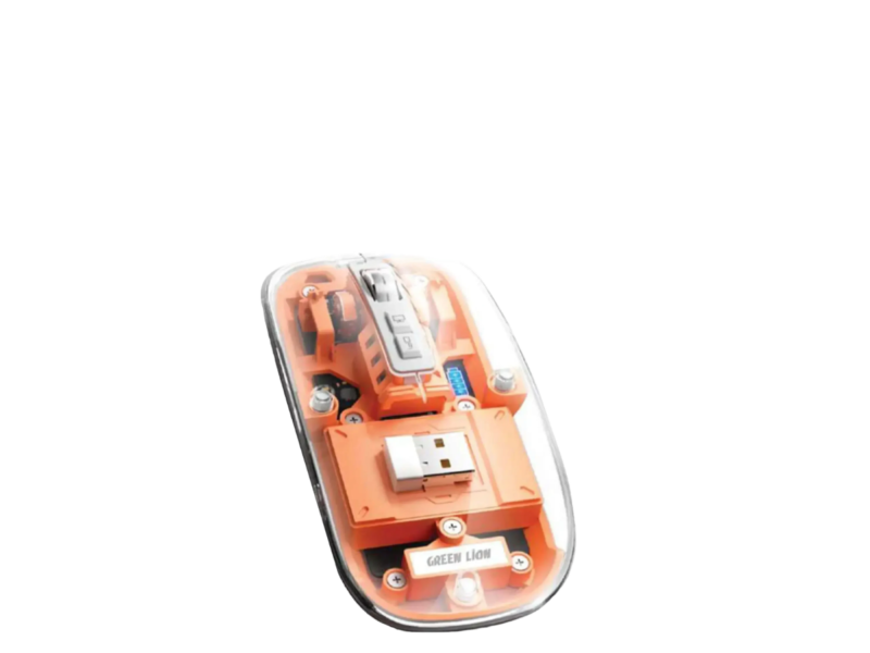 Green Lion Transparent Mouse