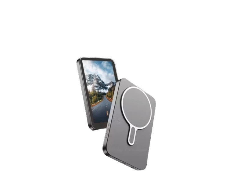 Magnetic selfie screen